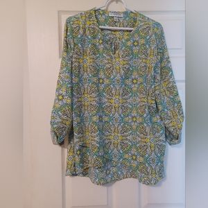 Colubar Womens Size L Sun Protection colorful top